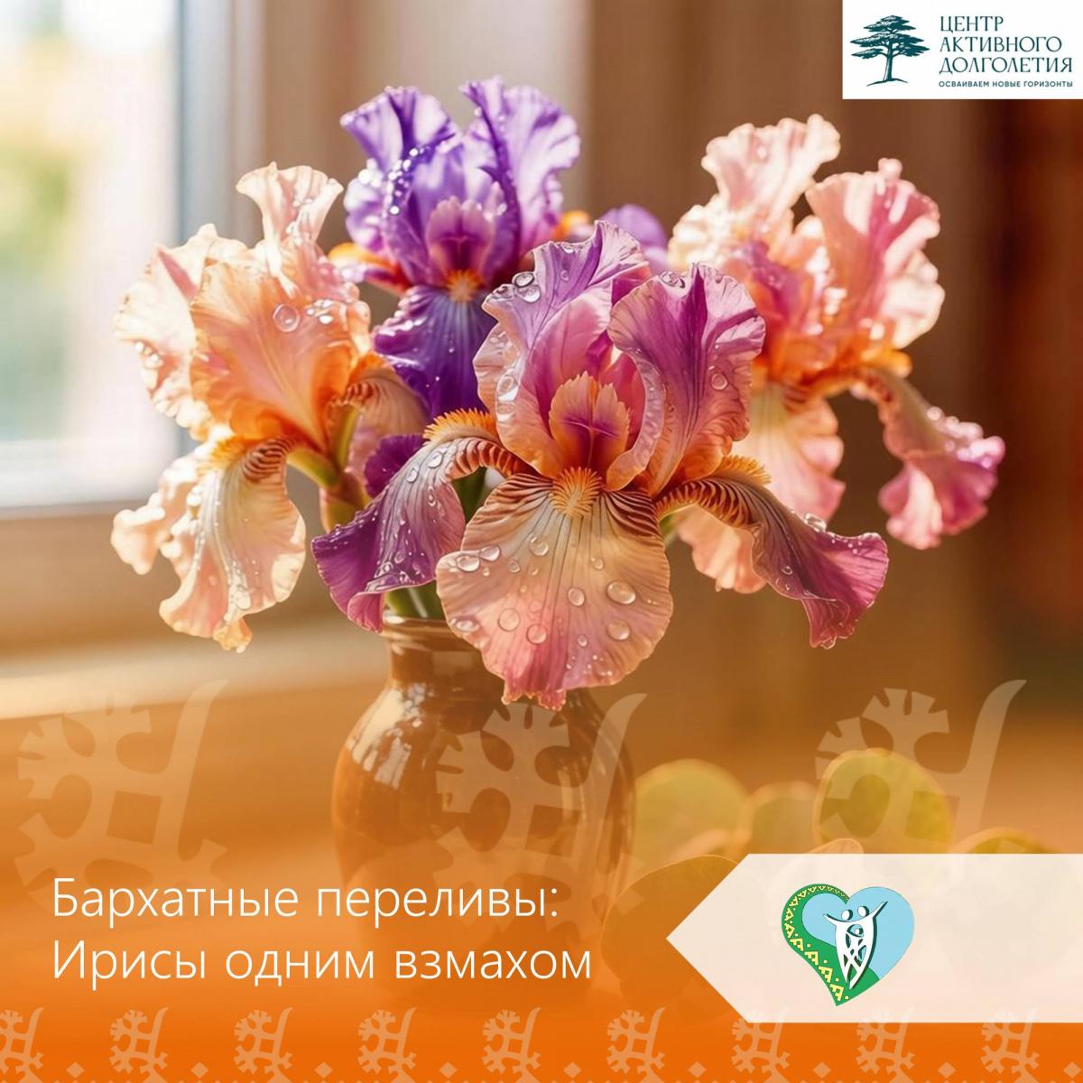 Бархатные переливы: Ирисы одним взмахом. img
